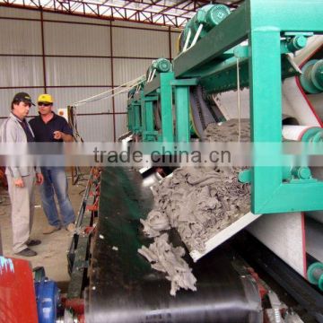 Solid waste meterial dewatering belt filter press