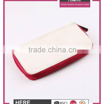 Best selling white zip closure purses