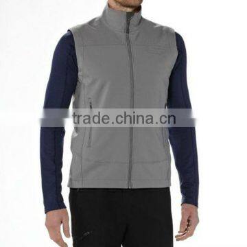 2013 grey softshell vest for men