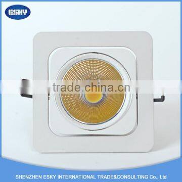 18w gu10 recessed square cob led downlight