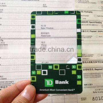 Flat Thin Gift Credit Card 3x Magnifying Glass photo-2