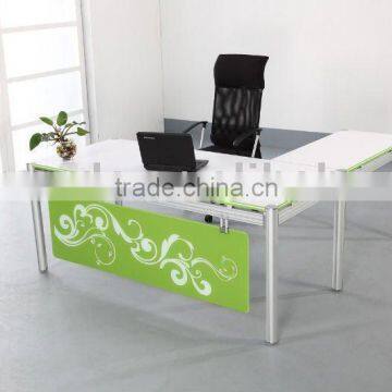 simple white table QQ idea executive office desk office table