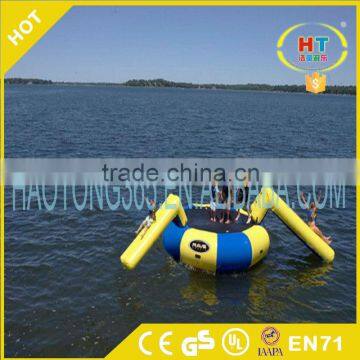 2016 New Inflatable Water Trampoline Combo With Launch And Slide For Sale photo-5