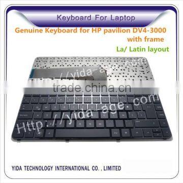 Genuine SP Keyboard for HP pavilion DV4-3000 DV4-4000 Laptop with black frame