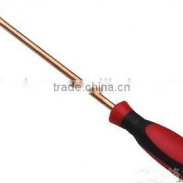 Non sparking hand tools beryllium copper slotted screwdriver