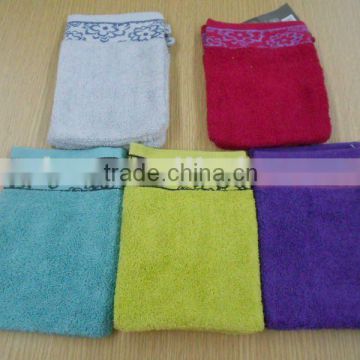 Terry Velour Wash Mitts, Washing Gloves, Bath Gloves