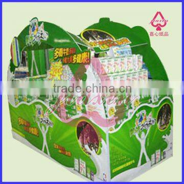 Big Advertising Cardboard Standee Display for Milk/milk pallet display power