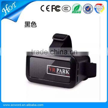 2016 Hot sale Virtual Reality 3D Video Glasses Head Mount 3D VR Google VR Park 2nd for samung samrt phones
