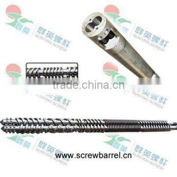 twin screw and barrel for pvc extrusion machine