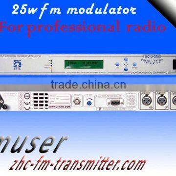 CZH368 25W Digital FM Modulator 87MHz-108MHz radio station equipment