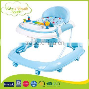 BW-34 New Design Stylish Height Adjustable Folding Baby walker with Certificate EN71