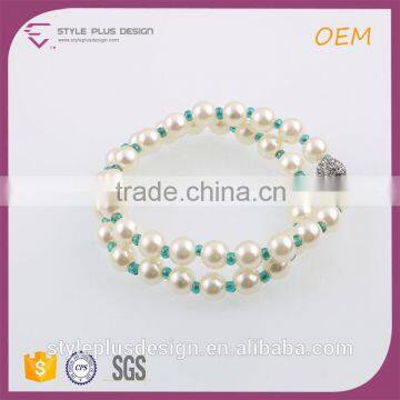 G68658H01 Wholesale Fashion Love Balance Viking Freshwater Cultured Pearl Yiwu Bracelet Beads Plus