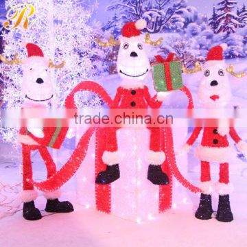 Gallery decoration ornament led sculpture holiday lighting