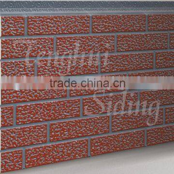 Exterior decorative wall panel / Building facade panel / PU foaming siding popular in Russia