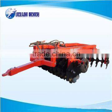 Series of hydraulic trailed offset heavy disc harrow