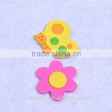 2015 Creative Funny Shape Paper Wooden Fridge Magnet for Children photo-2