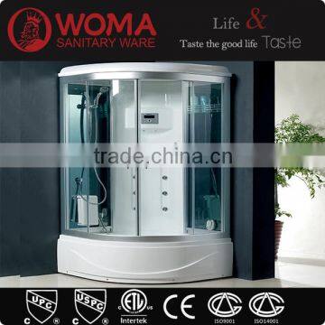 Y838 China electronic control panel with whirlpool bathtub massage steam shower room