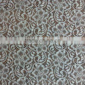 8812 elastic lace fabric with flower factory prices