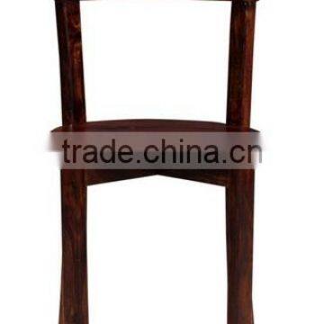 ROSEWOOD RESTAURANT DINING CHAIR , ROUND SEAT SOLID WOODEN DINING CHAIR photo-2