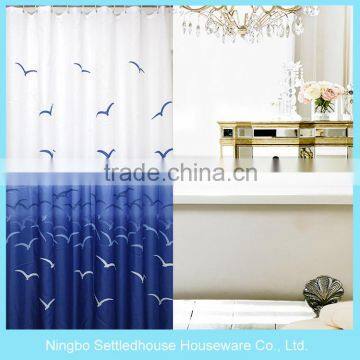 Ocean animals designs Water resistant high quality peva shower curtain