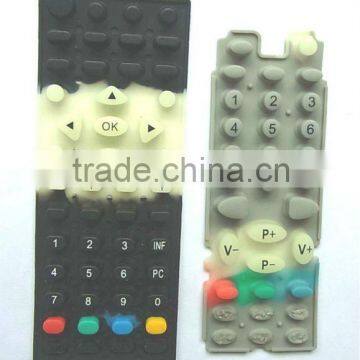 2012 The new design silicon rubber keypad made in Dongguan