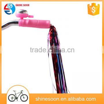 PE or PVC bicycle children decoration colorful plastic magic streamers