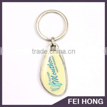 Souvenir premium gift transparent epoxy keychain