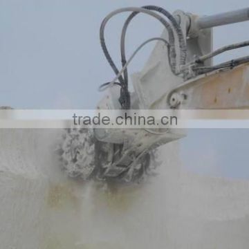 Hydraulic cutting drums, excavator drum cutter