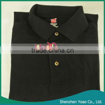 Hanes ComfortSoft Cotton high quality polo shirt Black M