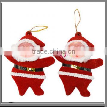 2 Pcs 6cm Christmas Santa Claus Doll For Christmas Holiday Red