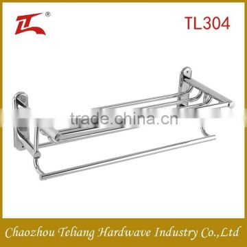 Fashionable stainless steel bathroom standing towel racks