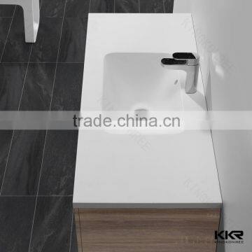 Rectangel White Artificial Stone Wash Sink photo-2