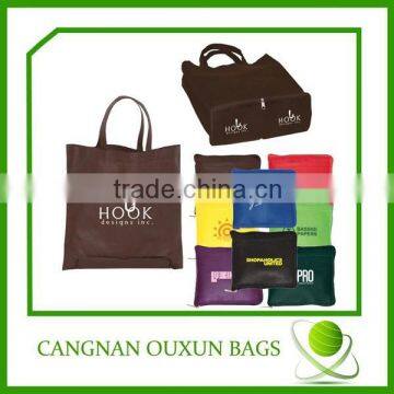 First choice cheap non woven zip foldable bag