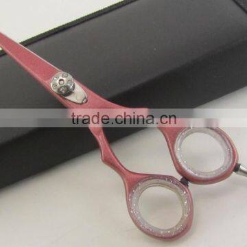 New Color Coated Barber Hair Scissors With Leather Case Packaging Free Shipping For 50 Pieces All over the World