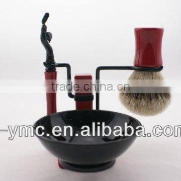 Badger Shaving Brush with Shelf