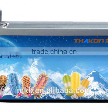 High performance milk ice lolly popsicle machine with 2 molds