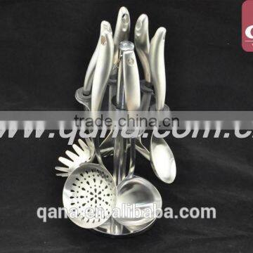 New Design 7pcs Stainless Steel Kitchenware With Shelf /kitchenware Set photo-2