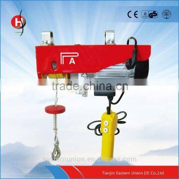 Hot Selling PA mini electric hoist, small electric hoist, mini electric hoist 100KG