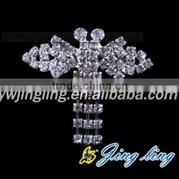 fashion crystal cheap brooch pin