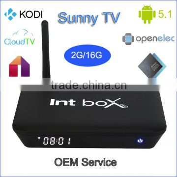 2016 new amlogic s905 tv box G7 2gb 16gb android 5.1 s905 preinstalled xbmc kodi 16.0 android 5.1 lollipop tv box