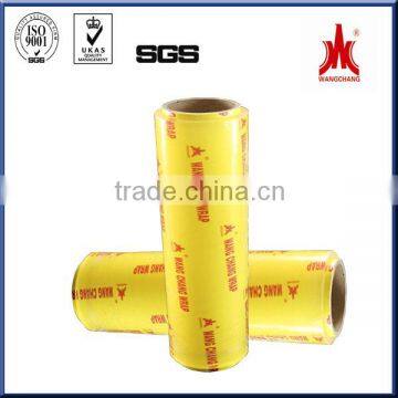 Good Quality Food Grade Film Factory Supply Pvc Cling Film Famous Brand Wangchang