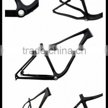 26er Carbon Snow Fat Bike MTB Frame Frameset AG100, China 2015 New Design 26er Fat Bike Frame 100mm BB Width 197mm Rear Spacing