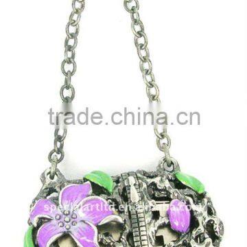 metal antique jewelry 2gb rhinestones USB flash drive with chain for Valentines Gift