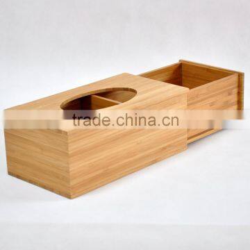 Bamboo Rectangle Tissue Box