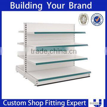 Good quality painted white wooden brochure display rack