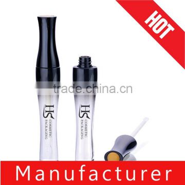 Big size plastic lip gloss bottle with brush