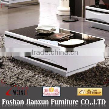 861# high quality glass mdf tea table