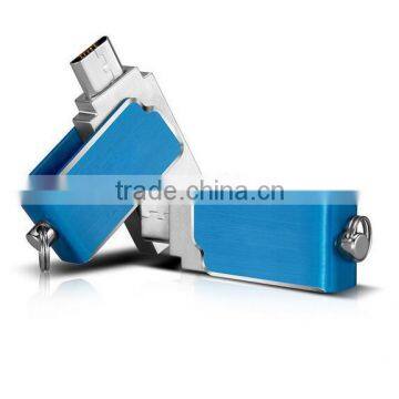 OEM OTG Usb Flash Drives Custom Fashion Swivel OTG Pendrives for Android photo-3