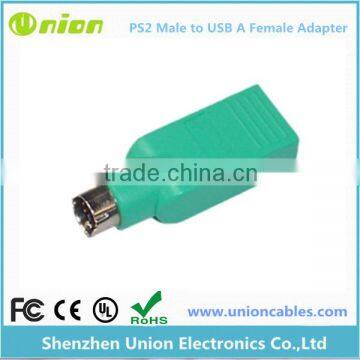 Type A USB Female to PS/2 Male Adapter Connector for Keyboard Mouse UA151