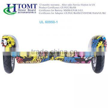 Europe Htomt 10km/h 2 wheel self balancing electric hoveboard electric hoverboard with CE ROHS MSDS UN38.3 UL1642 hoverboard